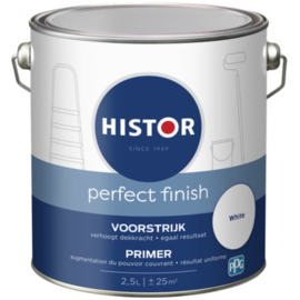Histor Perfect Finish Voorstrijk / Primer - Wit - 2,5 liter