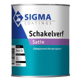 Sigma Schakelverf Satin - WIT - 1 liter