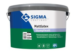 Sigma Mattlatex Stumpfmatt - WIT - 12,5 liter