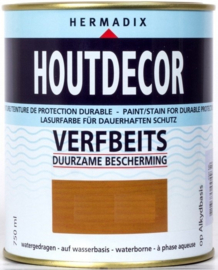 Hermadix Houtdecor  Verfbeits Dekkend - Waterland groen 621 - 2,5 liter