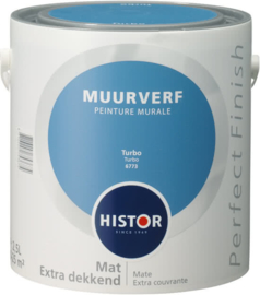 Histor Perfect Finish Muurverf Mat - Turbo 6773 - 2,5 Liter