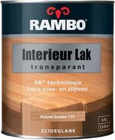 Rambo Interieur Lak Transparant Zijdeglans - Donker noten 753 - 0,75 liter