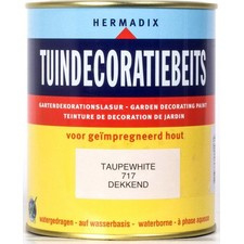 Hermadix Tuindecoratie Beits Transparant - Dover wit 765 - 0,75 liter