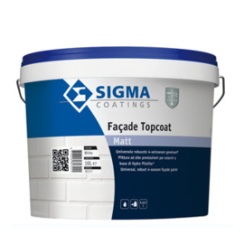 Sigma Facade Topcoat Matt - Wit - 10 liter