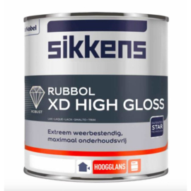 Sikkens Rubbol XD High Gloss - Alle kleuren leverbaar - 1 liter
