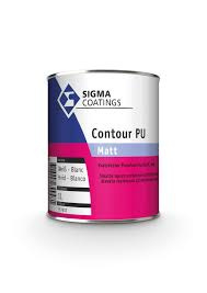 Sigma Contour PU Matt - Wit - 1 liter