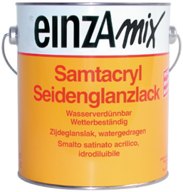 einzA Samtacryl Zijdeglanslak - Alle kleuren - 0,5 liter