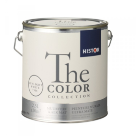 Histor The Color Collection - Sunlight White 7516 Kalkmat - 5 liter