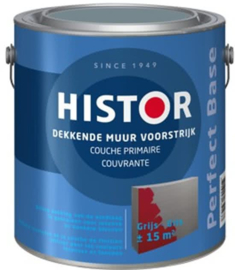 Histor Perfect Base Dekkende Muur Voorstrijk - Grijs - 2,5 liter