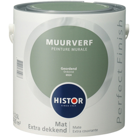 Histor Perfect Finish Muurverf Mat - Geordend 6924 - 2,5 Liter