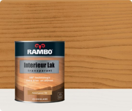 Rambo Interieur Lak Transparant Zijdeglans - Naturel Grenen 766 - 0,25 liter
