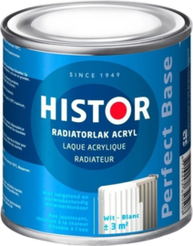 Histor Radiatorlak Acryl - Wit - 0,25 liter