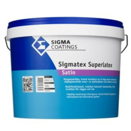 Sigma Superlatex Satin - RAL 9005 - 1 liter