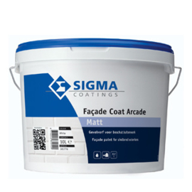 Sigma Facade Coat Matt - Wit - 10 liter