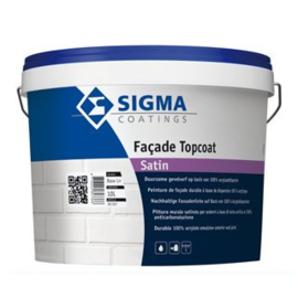 Sigma Facade Topcoat Satin - RAL 7021 - 5 liter