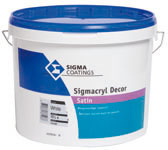 Sigmacryl Decor Satin - Wit - 5 liter