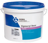 Sigmacryl Decor Satin - Wit - 1 liter