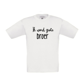 Shirt Kind - grote zus/broer