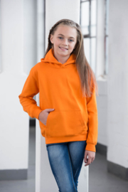 Neon capuchonsweater met naam