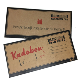 Cadeaubon Bliksem!8491