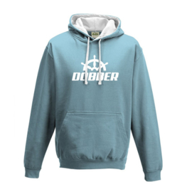 Capuchonsweater met opdruk