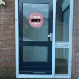 Raamsticker Jubileum