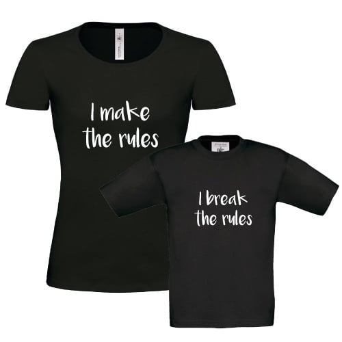 T-shirts moeder en kind
