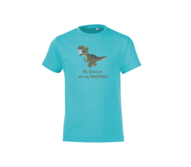 T-shirt - Dinosaur Blau