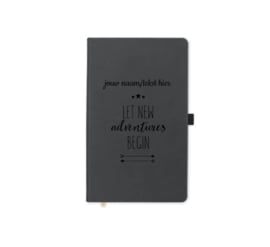 Notebook - Let new adventures begin Black