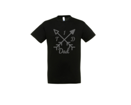 T-shirt - T1D Dad Black