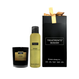 Giftbox Shower Foam & Candle - Omani