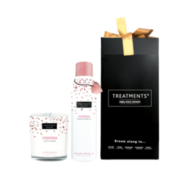 Giftbox Shower Foam & Candle - Verona