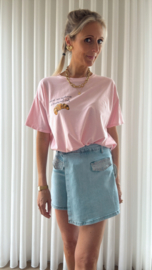 Strass jeans skort (bestellen via pb- €39,50)