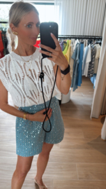 Boho top wit