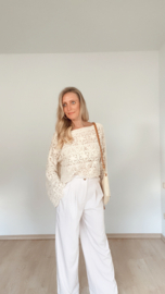 Summer trousers ecru