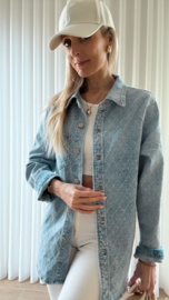 Strass jeanshemd