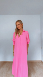 Millie long dress roze