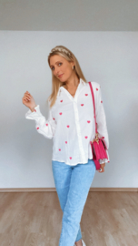 Tetra hearts blouse