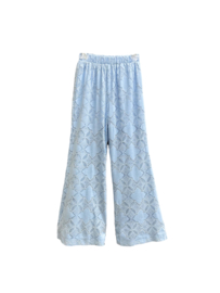 Salina lace pants blauw