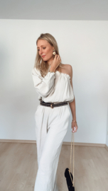 Cécé jumpsuit beige/crème