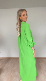 Millie long dress fluogroen