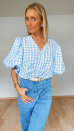 Poppy blouse blauw