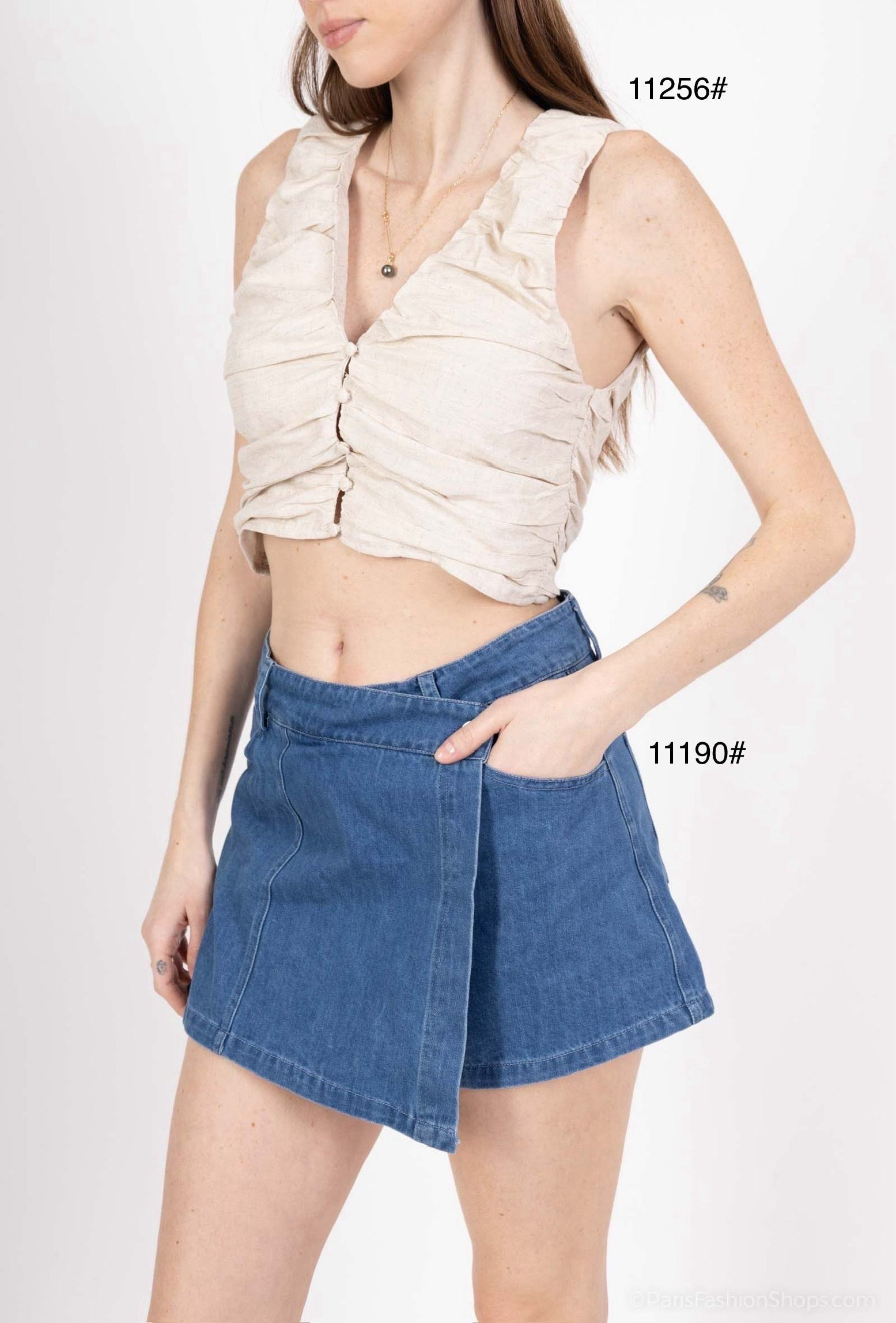 Skort donkerblauw