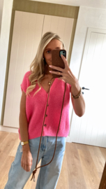 Elle gilet roze