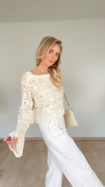 Summer trousers ecru