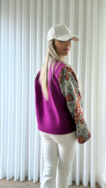 Faye sweater fuchsia