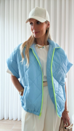 Ella bodywarmer lichtblauw