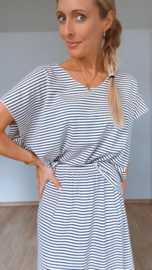 Noa stripes top blauw