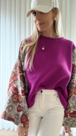 Faye sweater fuchsia