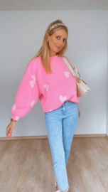 Valentine sweater pink